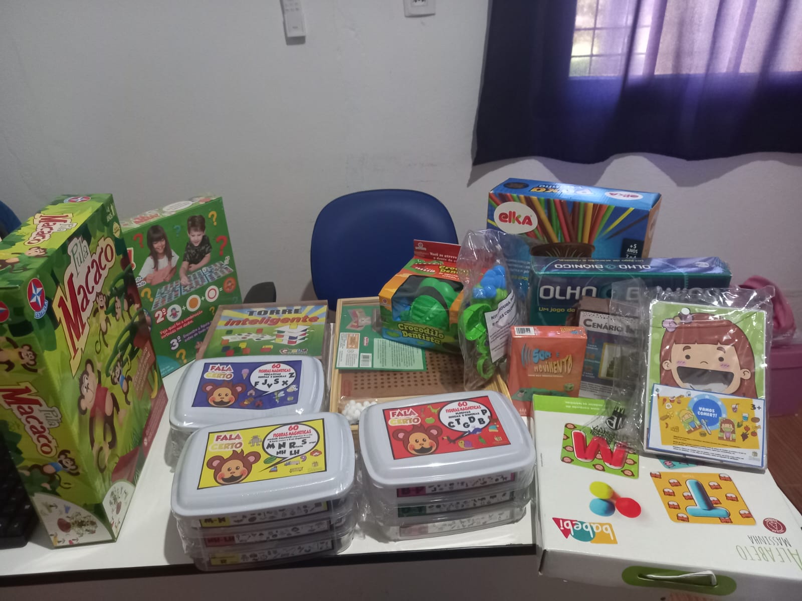 Prefeitura adquire jogos e materiais para o setor de Fonoaudiologia