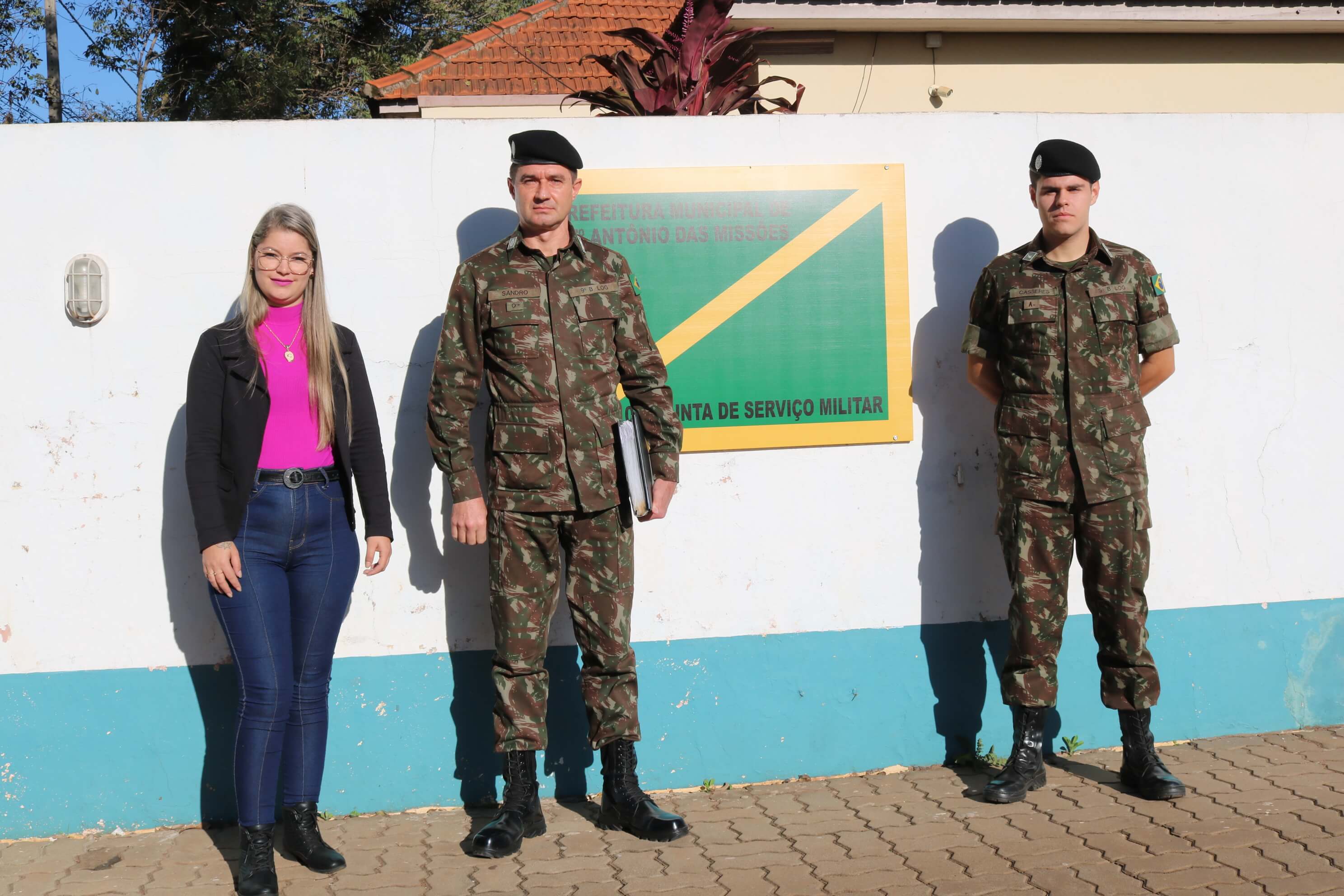 Posto de Recrutamento e Mobilização de Santiago realiza Visita de Orientação Técnica na Junta de Serviço Militar de Santo Antônio das Missões 