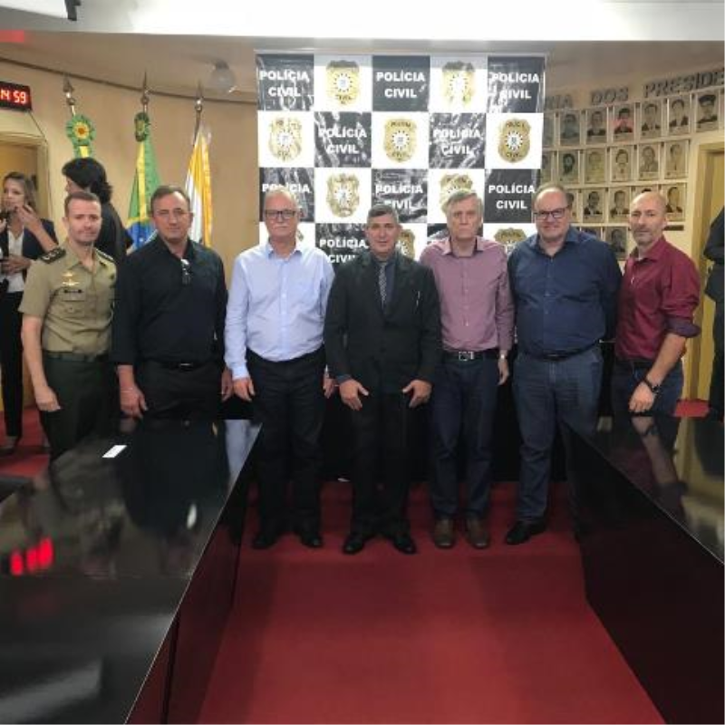 Prefeito Puranci Barcelos participa da posse do delegado da 27ª Delagacia