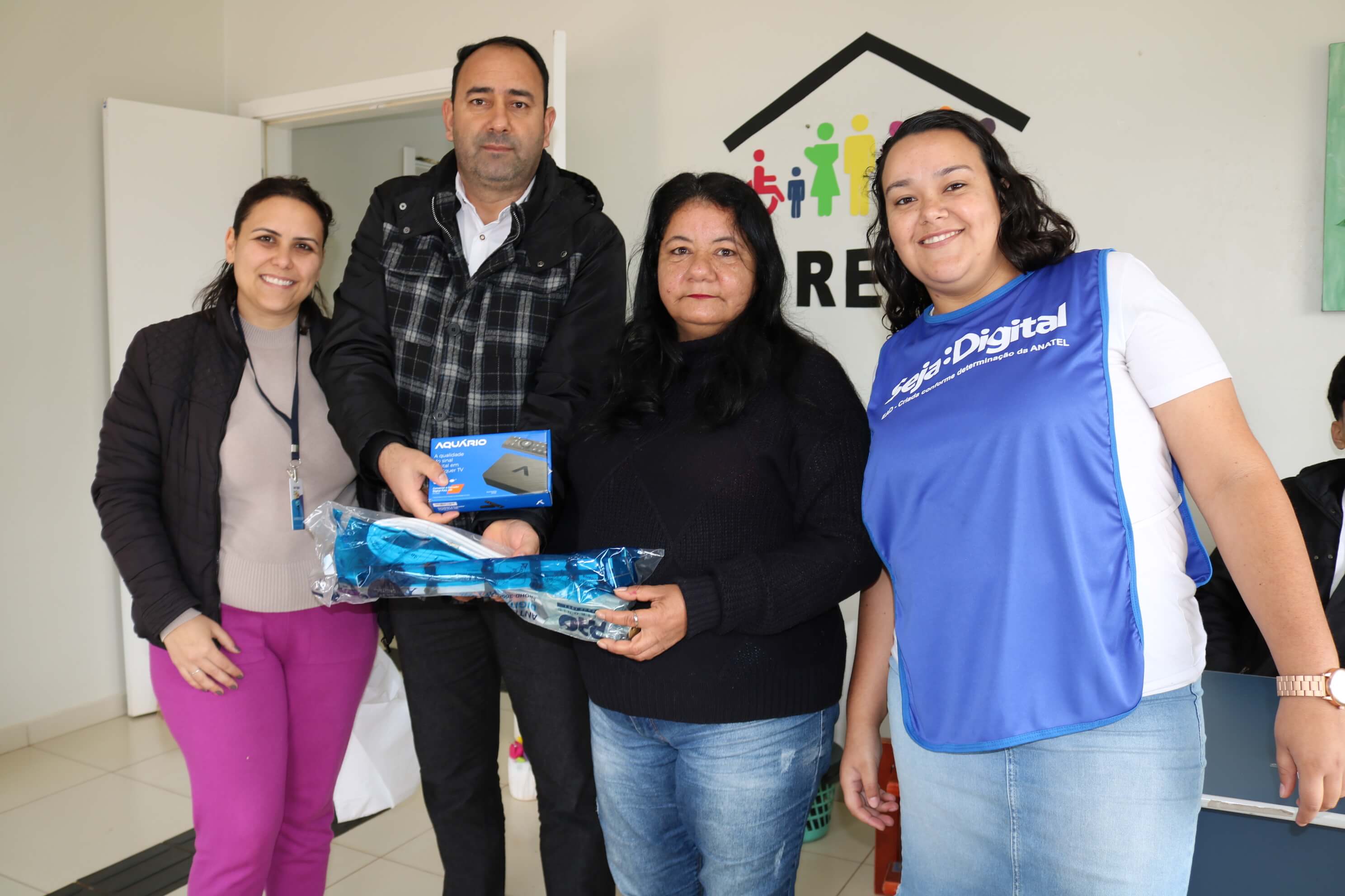Digitaliza Brasil: entrega dos kits digitais gratuitos em Santo Antônio das Missões