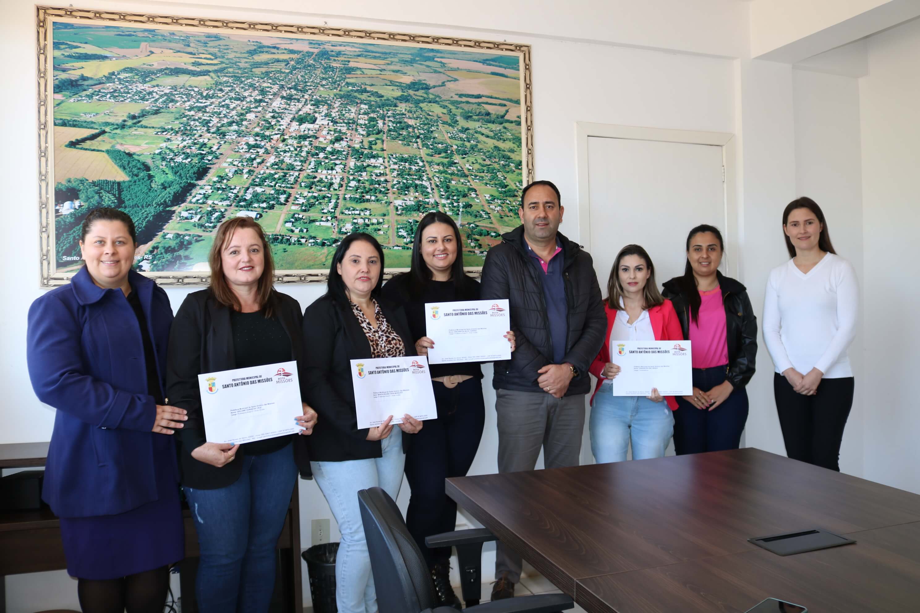 Prefeitura de Santo Antônio das Missões empossa 04 novos aprovados no concurso público 001/2019