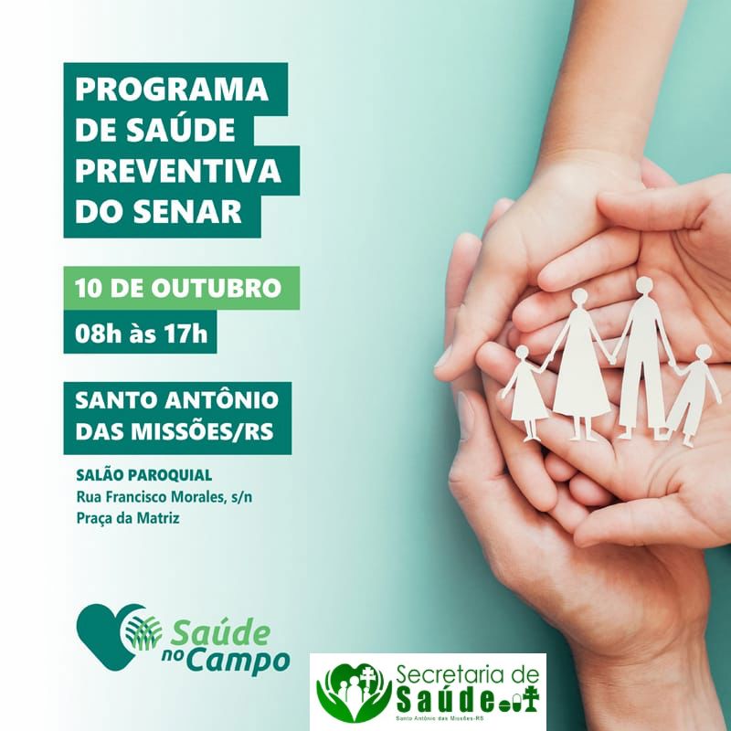 Dia “S”: Saúde promove dia da saúde durante as atividades da Semana do Município