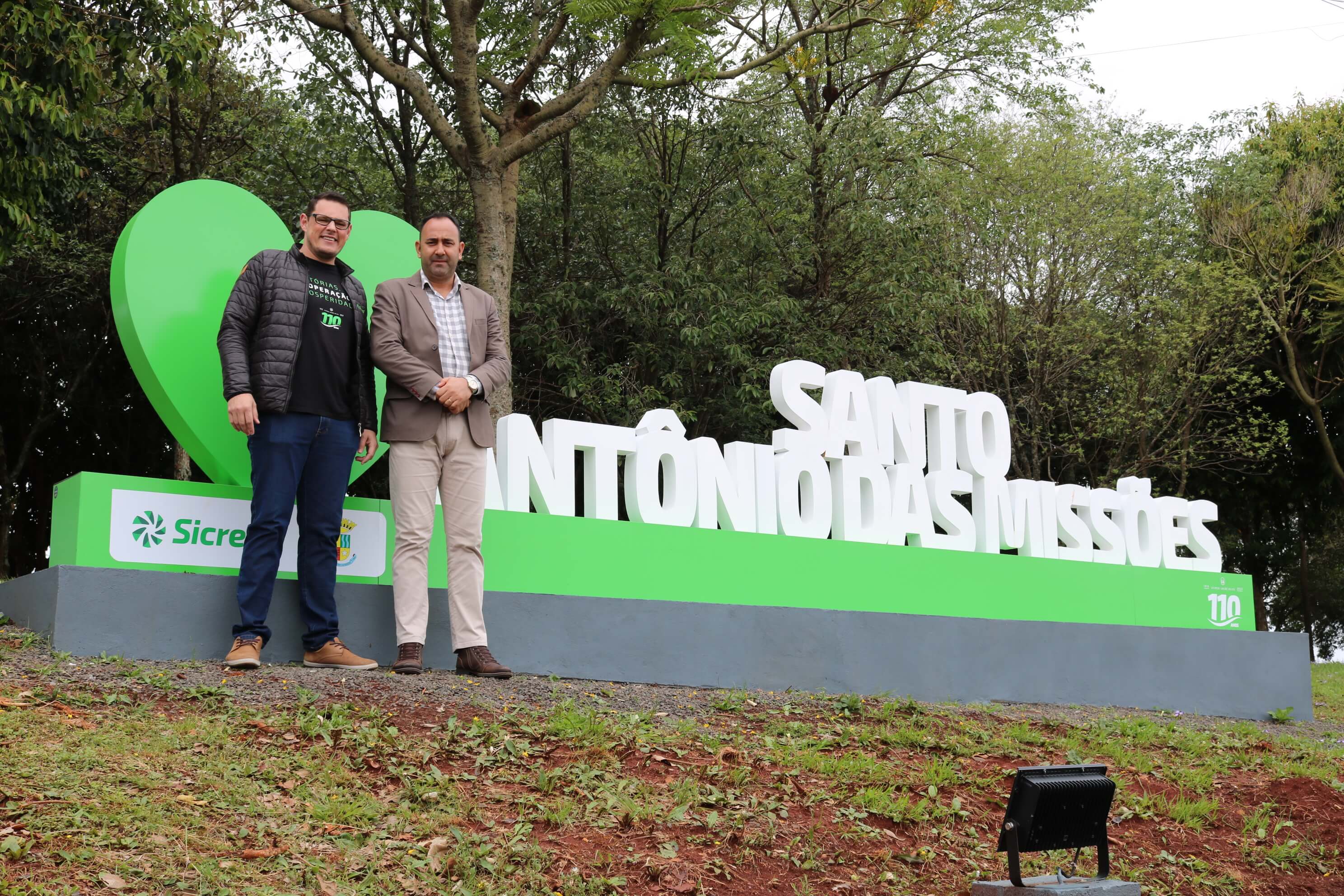 Semana do Município: inaugurado o novo letreiro turístico “Santo Antônio das Missões”