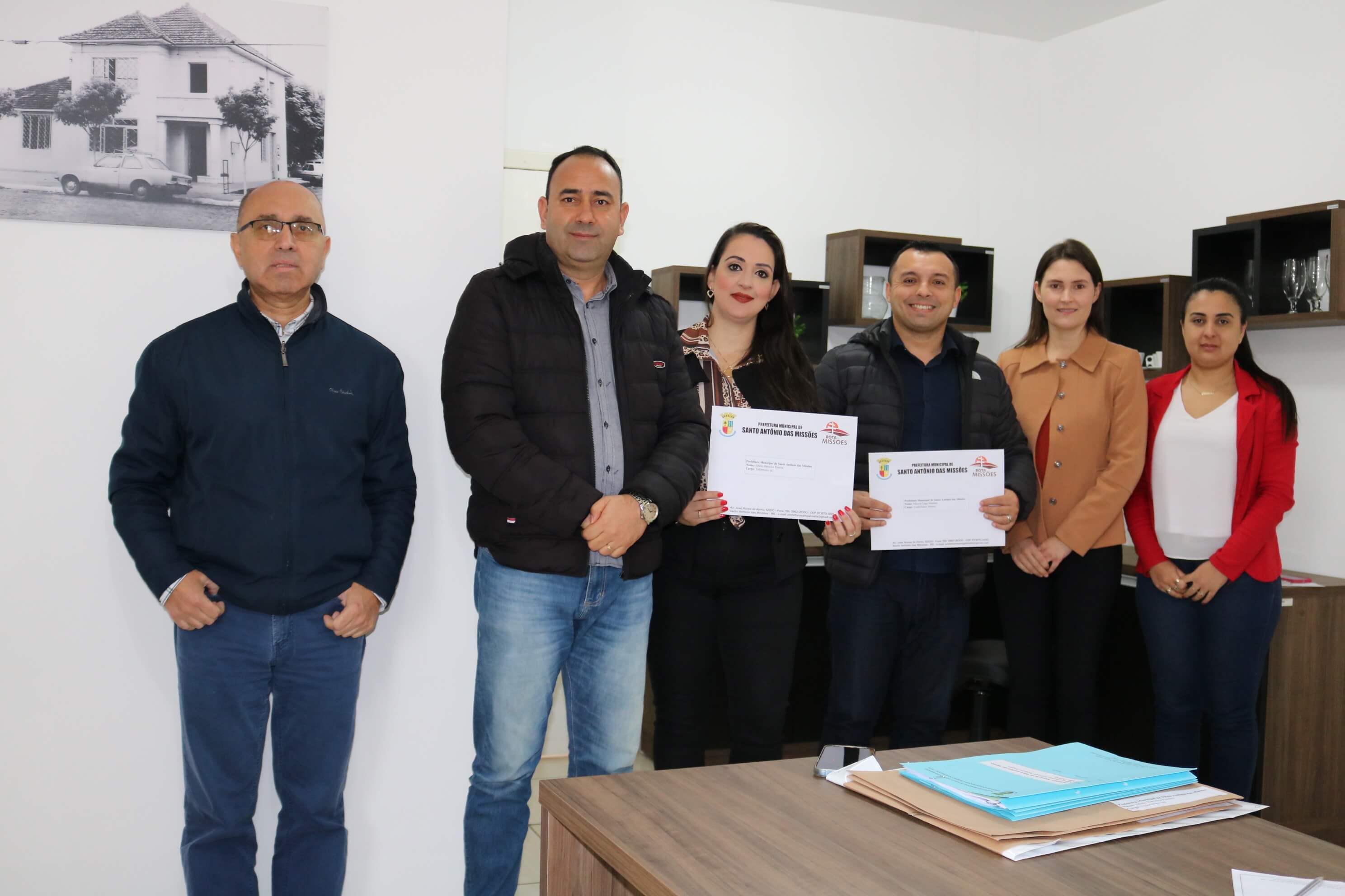 Prefeitura de Santo Antônio das Missões empossa 03 novos aprovados no concurso público 001/2019