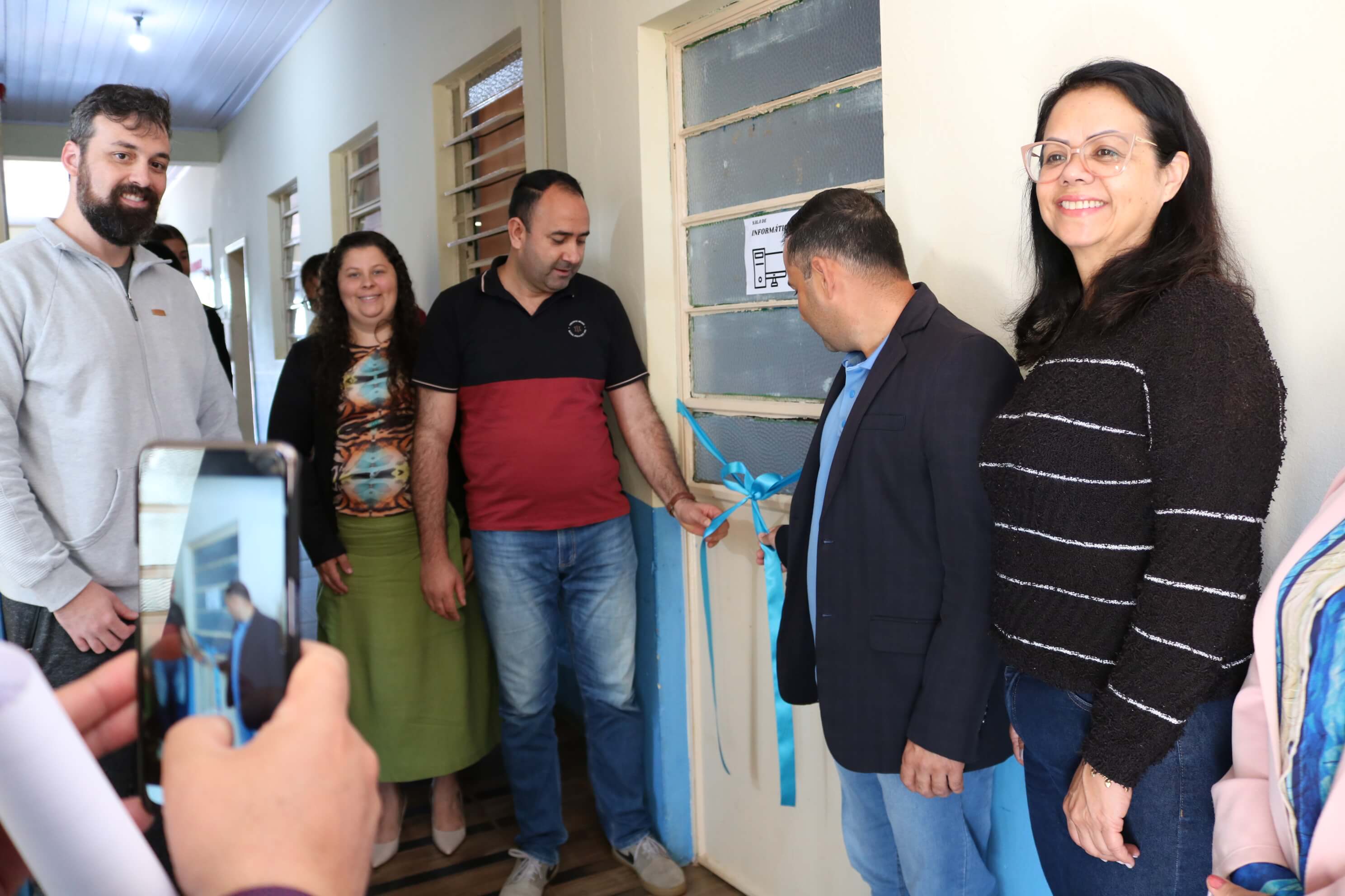 Sala de informática da Escola Municipal Deocleciano foi inaugurada pela Prefeitura de S.A Missões