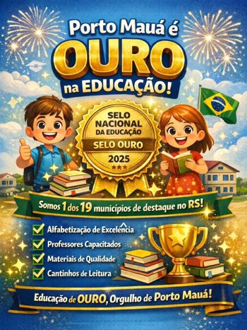 <p>Porto Mauá é OURO na Educação! 🥇📚</p>
