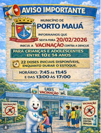 <p><strong>&nbsp;ATEN&Ccedil;&Atilde;O, PORTO MAU&Aacute;!</strong> 💉</p>