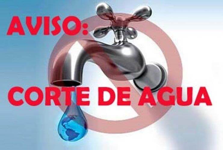 Notificação de Aviso de Corte de Água Potável
