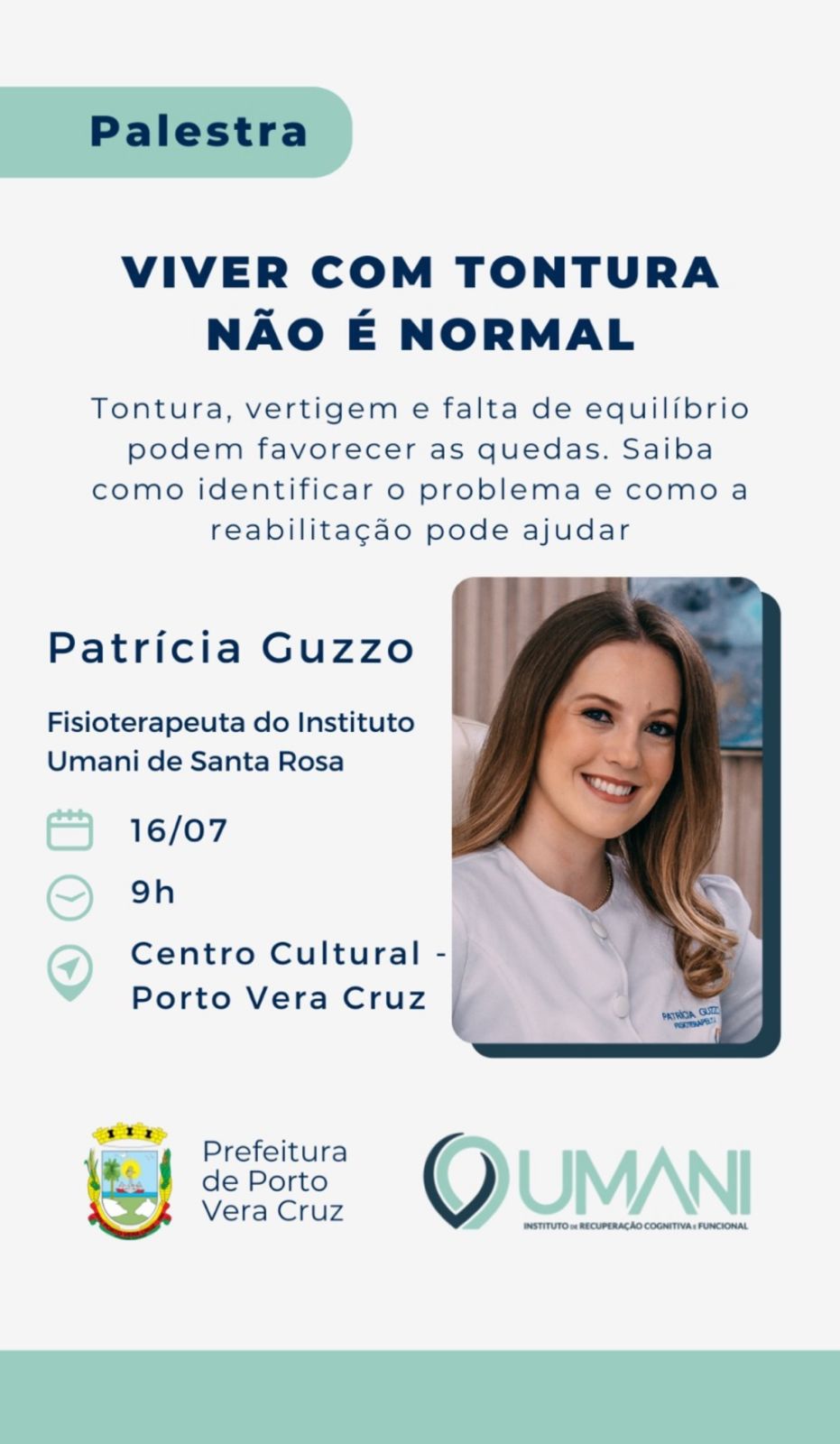 <p><u>Palestra sobre sa&uacute;de</u></p>