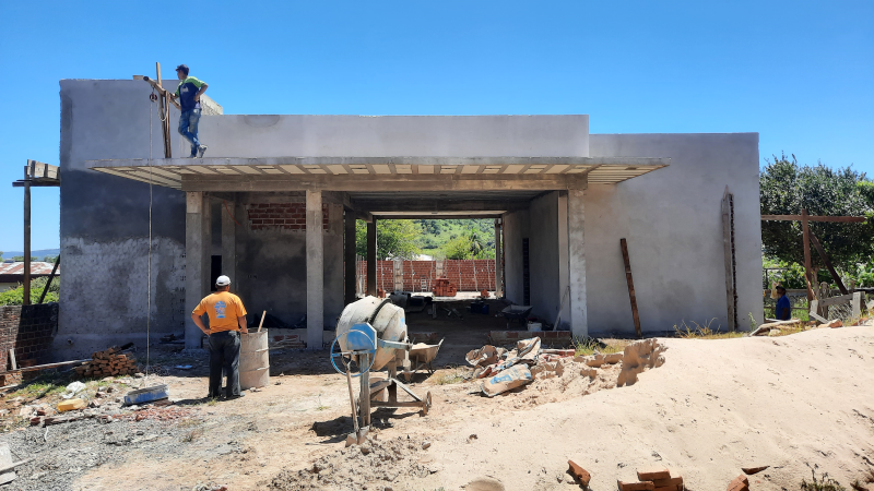 Retomada a obra do centro cultural