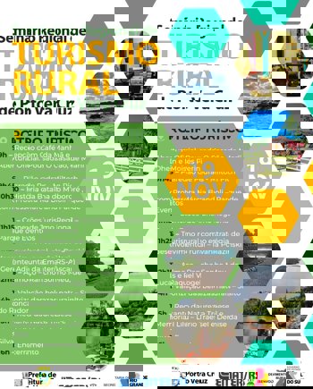 <p><strong>SEMIN&Aacute;RIO REGIONAL DE TURISMO RURAL EM PORTO VERA CRUZ!</strong></p>