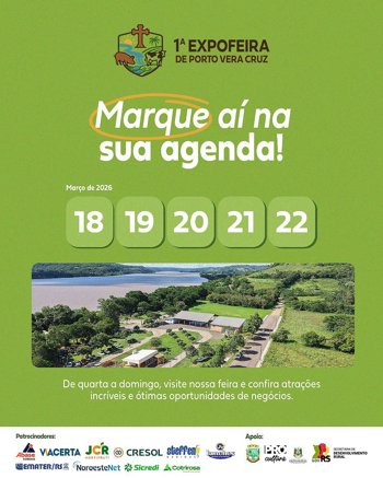<p><strong>1&ordf; EXPOFEIRA DE PORTO VERA CRUZ </strong></p>