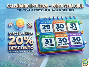 <p><strong>CALEND&Aacute;RIO DO IPTU 2026</strong></p>