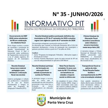 <strong>INFORMATIVO PIT N&ordm; 35 &ndash; JUNHO/2026</strong>