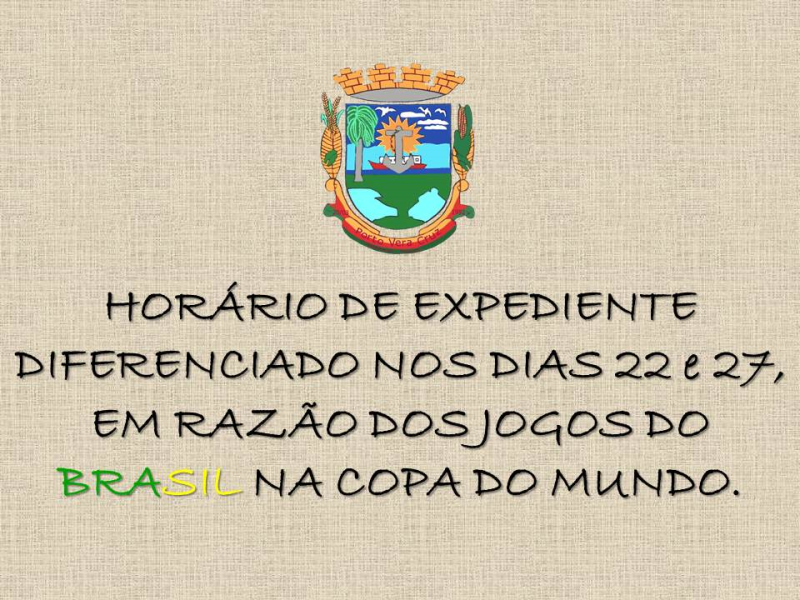 Expediente diferenciado nos dias 22 e 27