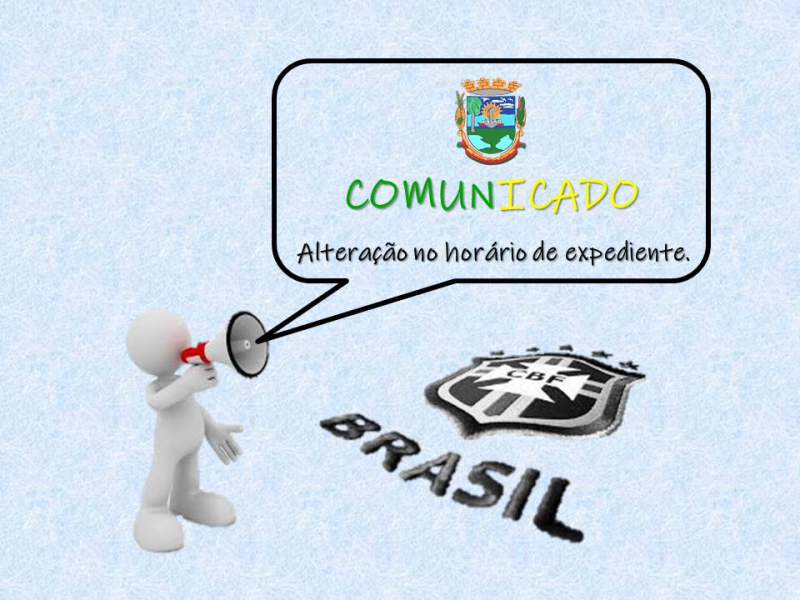 Alteração no horário de expediente