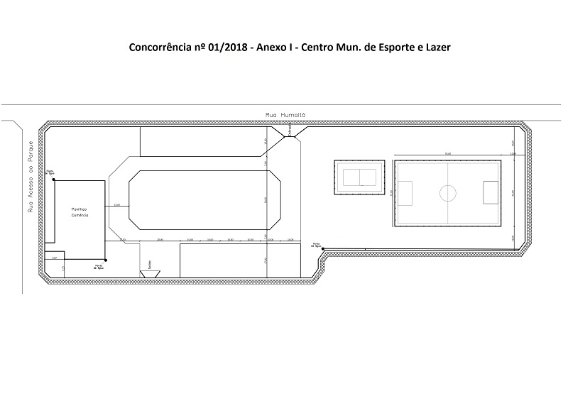 Concorrência da Concessão de Uso do Centro de Esporte e Lazer será no dia 18/01/19