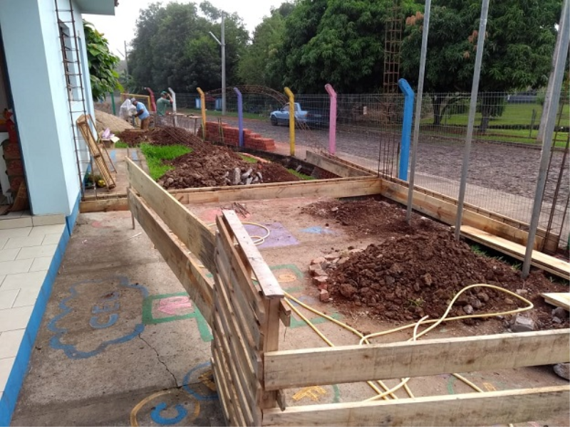 EMEI Luz do Saber está recebendo importantes melhorias