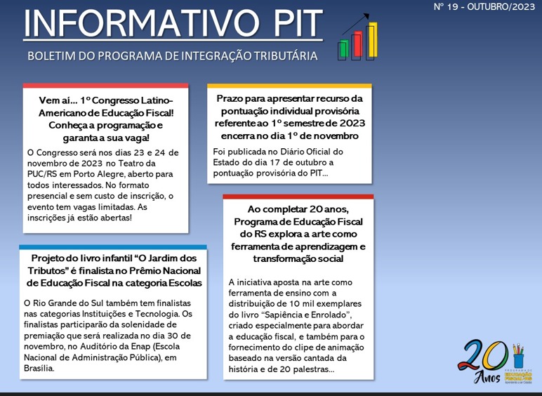 Informativo PIT nº 19