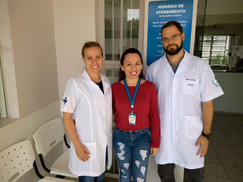 Novos profissionais atuando na Unidade de Saúde