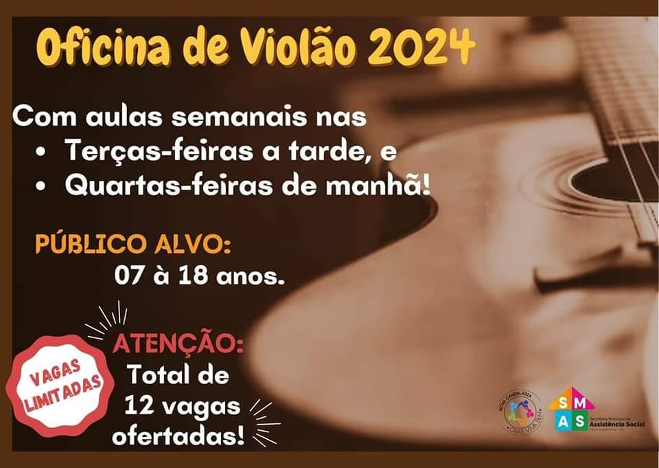  OFICINA DE VIOLÃO - 2024 