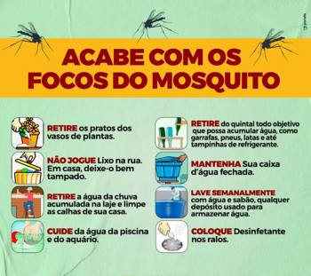 <p>Cuidado com a dengue!</p>