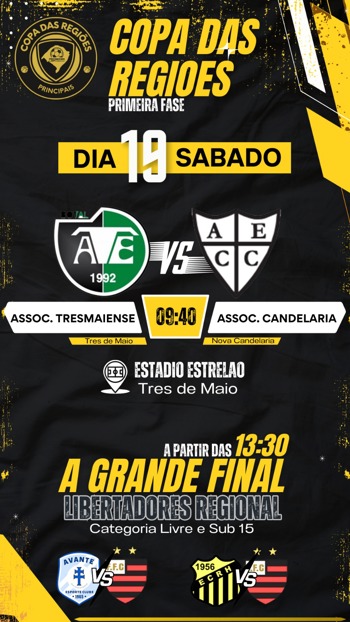 <p>CMD Associa&ccedil;&atilde;o NC estreia na Copa das Regi&otilde;es 2025 com categorias Principal e Aspirantes</p>