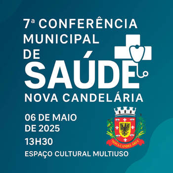 <p></p>
<p class="" data-start="236" data-end="319"><strong data-start="236" data-end="317">Nova Candel&aacute;ria convoca a comunidade para a 7&ordf; Confer&ecirc;ncia Municipal de Sa&uacute;de</strong></p>