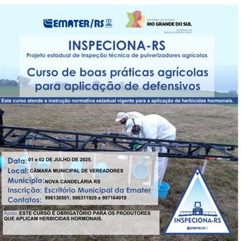 <p><strong>CURSO PARA APLICADORES DE HERBICIDAS HORMONAIS </strong></p>