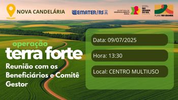 <p><strong>CONVITE PARA REUNI&Atilde;O PROGRAMA &ldquo;OPERA&Ccedil;&Atilde;O TERRA FORTE&rdquo;</strong></p>
