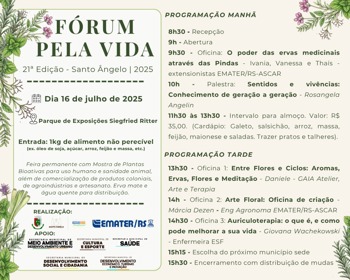 <p><strong>CONVITE PARA&nbsp;21&ordm;&nbsp;F&Oacute;RUM PELA VIDA</strong></p>