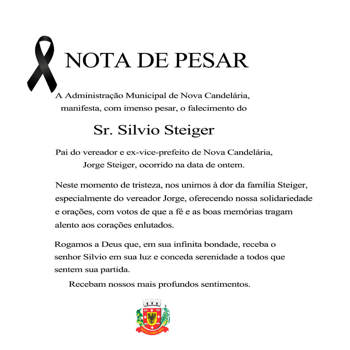 <p><strong>NOTA DE PESAR</strong><br /><br /></p>