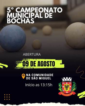 <p style="margin: 0cm;"><strong><span style="font-family: 'Arial',sans-serif; color: black;">5&ordm; Campeonato Municipal de Bocha de Nova Candel&aacute;ria inicia neste s&aacute;bado com rodada dupla em S&atilde;o Miguel</span></strong></p>
