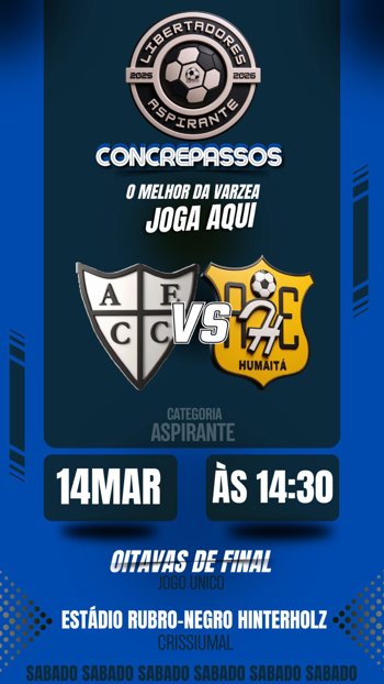 <p><strong>CMD Associação estreia nas oitavas de final neste sábado (14) e convida torcida de Nova Candelária</strong></p>