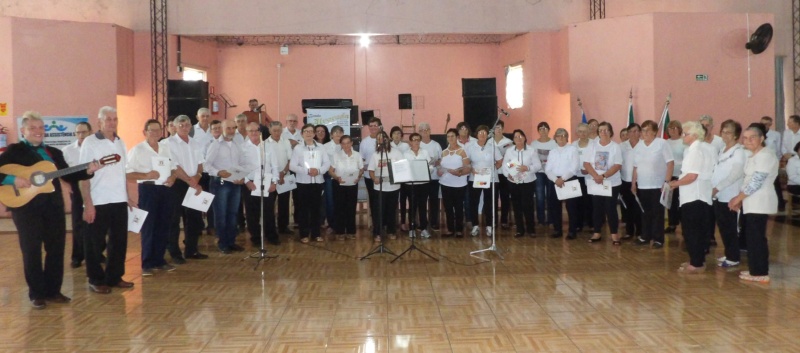 Grupos de coral do município se apresentaram em Boa Vista do Buricá