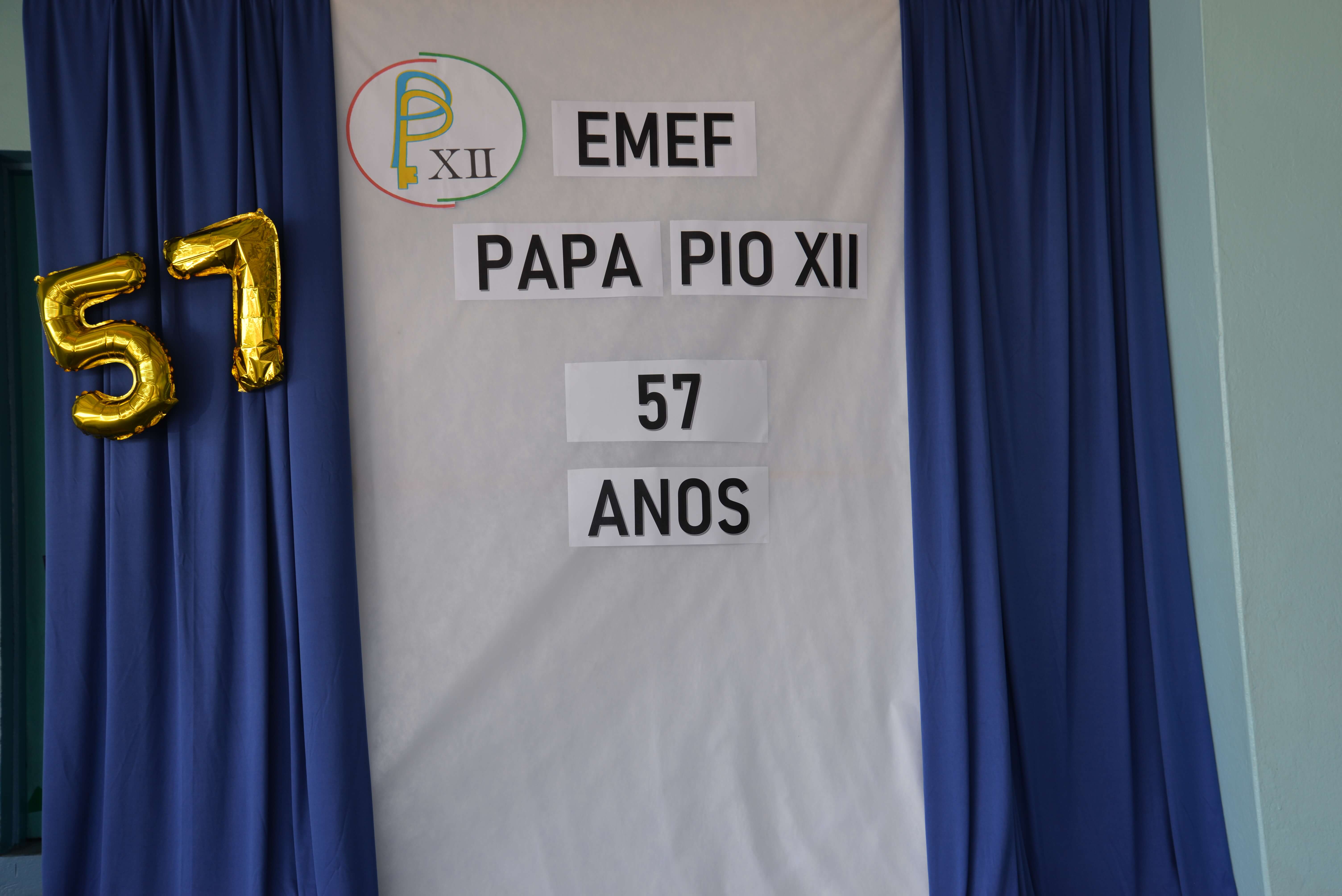 PARABÉNS ESCOLA MUNICIPAL DE ENSINO FUNDAMENTAL PAPA PIO XII