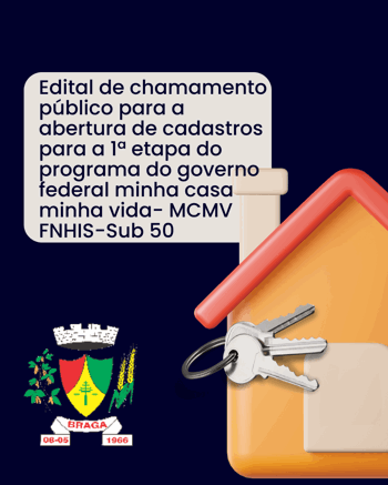 <p><span class="a_GcMg font-feature-liga-off font-feature-clig-off font-feature-calt-off text-decoration-none text-strikethrough-none">Edital de chamamento p&uacute;blico para a abertura de cadastros para a 1&ordf; etapa do programa do governo federal minha casa minha vida- MCMV FNHIS-Sub 50</span></p>
