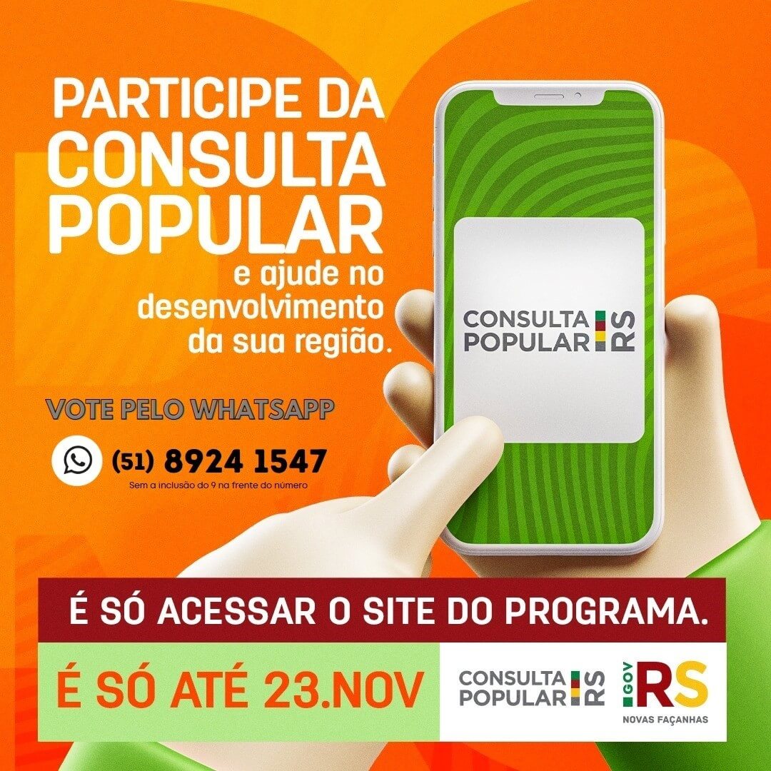 PARTICIPE DA CONSULTA POPULAR 2022