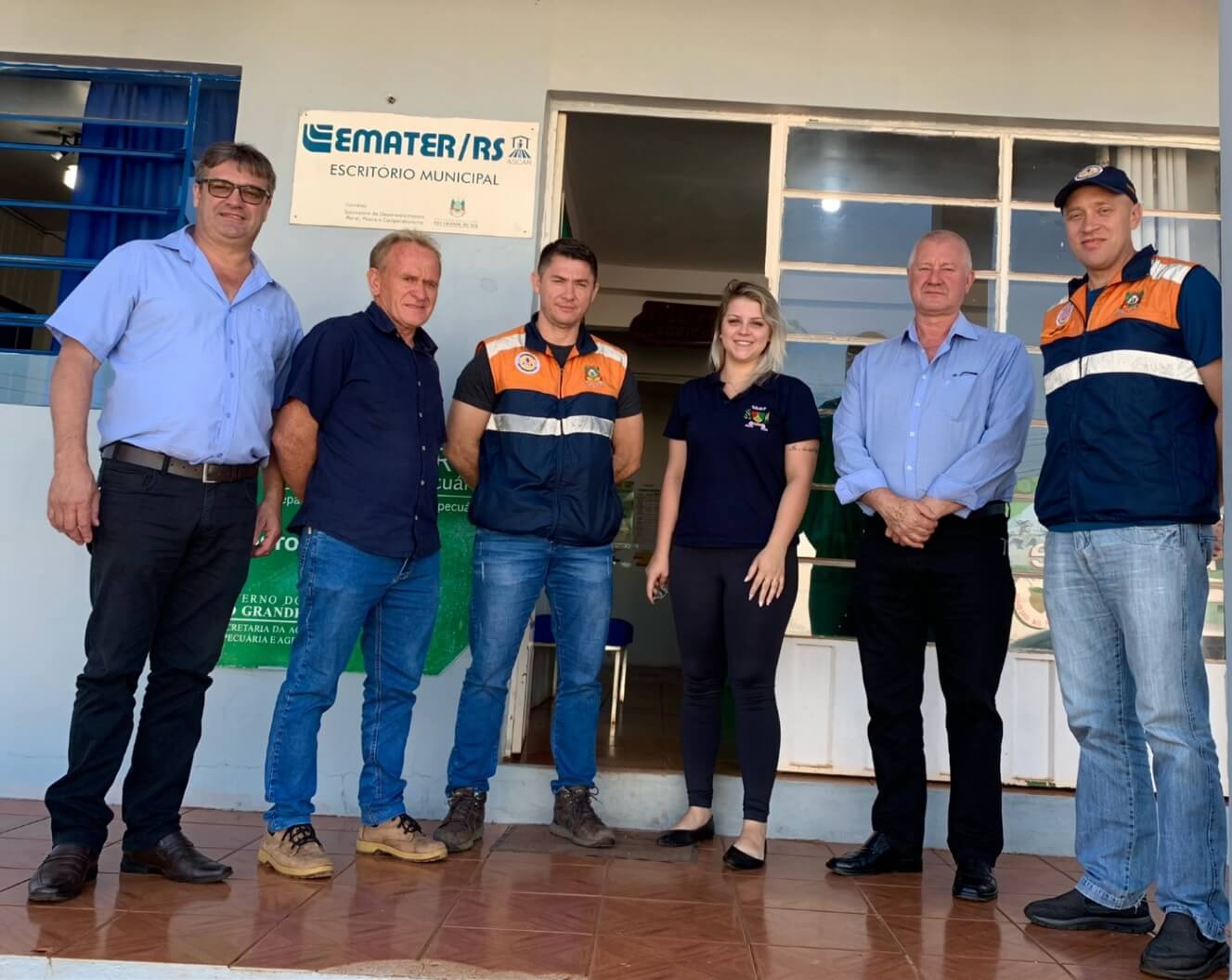 Representantes regionais da Defesa Civil são recepcionados na Secretaria Municipal de Desenvolvimento Rural e Meio Ambiente