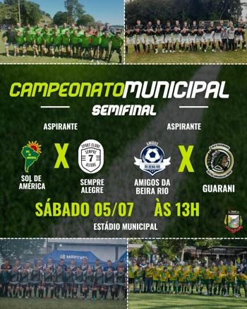 <p>SEMI-FINAL DO CAMPEONATO MUNICIPAL</p>