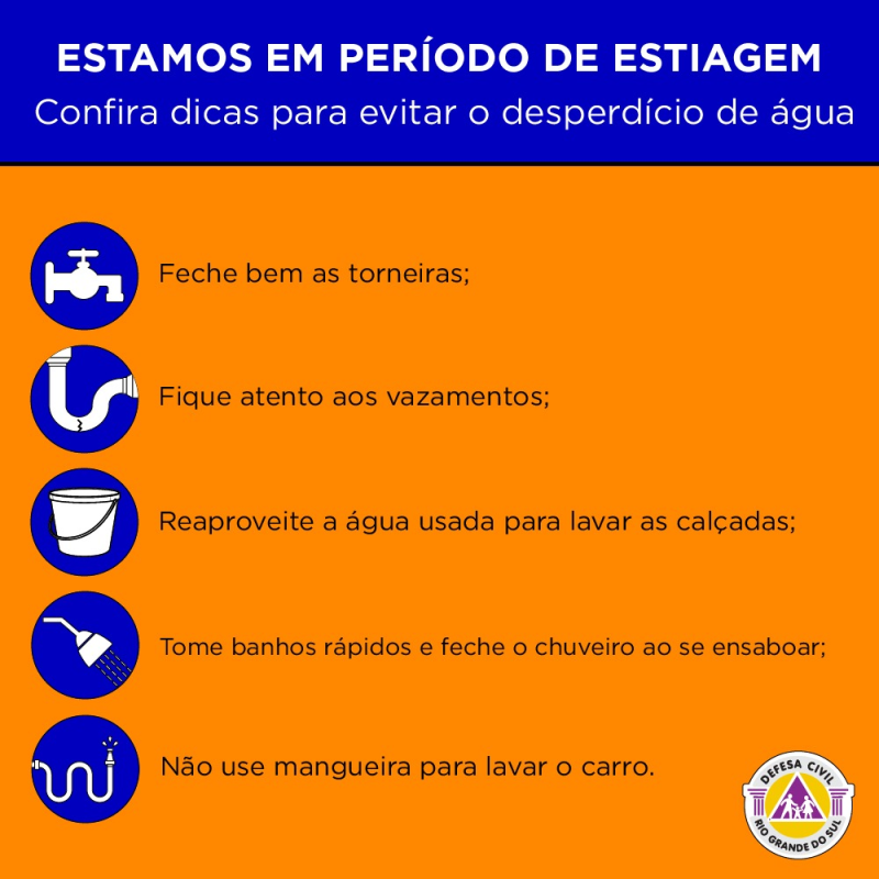 NÃO DESPERDICE ÁGUA