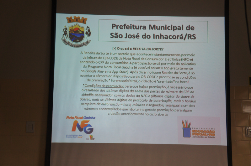 (GEFIM) REALIZA EXPLANAÇÃO SOBRE O PROGRAMA NOTA FISCAL GAÚCHA