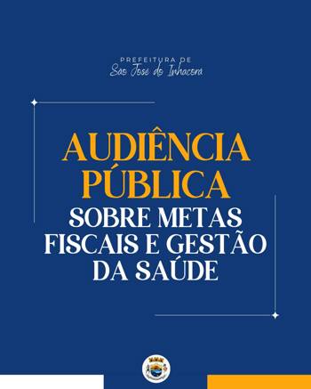 <p>Audi&ecirc;ncia P&uacute;blica sobre Metas Fiscais e Gest&atilde;o da Sa&uacute;de</p>