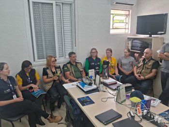 <p>14&ordf; CRS realiza visita t&eacute;cnica ao munic&iacute;pio ap&oacute;s identifica&ccedil;&atilde;o de escorpi&atilde;o-amarelo</p>