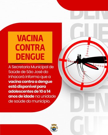 <p>VACINA CONTRA DENGUE</p>