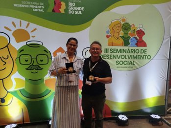 <p>Destaque no III Semin&aacute;rio de Desenvolvimento Social em Restinga Seca</p>