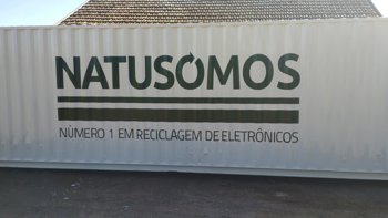 Ecoponto para descarte correto de lixo eletr&ocirc;nico
