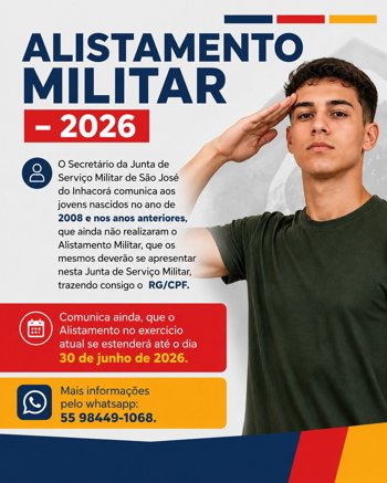 ALISTAMENTO MILITAR &ndash; 2026