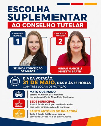ELEI&Ccedil;&Atilde;O SUPLEMENTAR PARA O CONSELHO TUTELAR