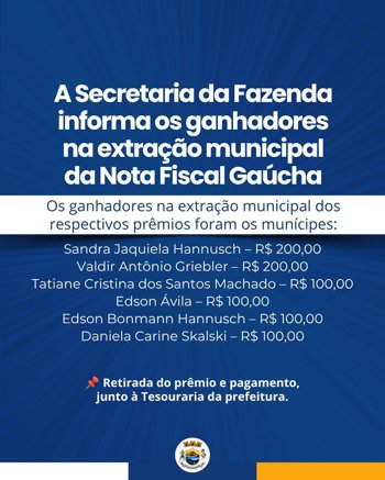 Extra&ccedil;&atilde;o Municipal da Nota Fiscal Ga&uacute;cha